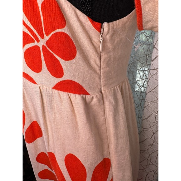 FARM Rio for Anthropologie Ainika Shell Maxi Dress Coral Orange Red NWOT S - Picture 8 of 10